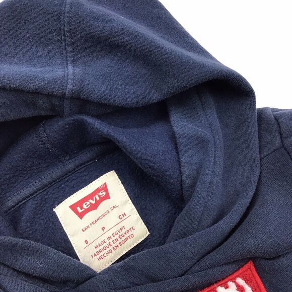 Levi's Boys Youth Navy Hooded Sweatshirt Pullover Size Small - Picture 5 of 5